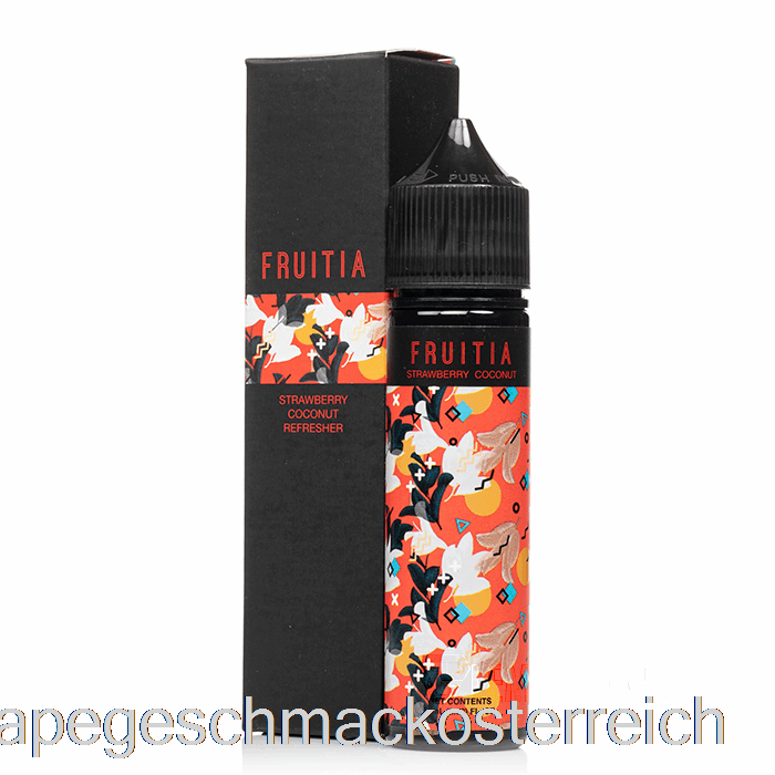 Erdbeer-Kokos-Erfrischer – Fruitia – 60 Ml, 6 Mg Vape-Geschmack